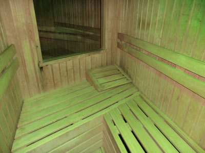 unsanierte Sauna