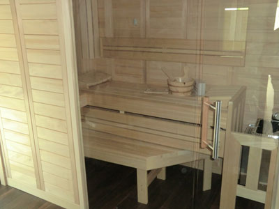 Sauna-Foto der Familie Barthel