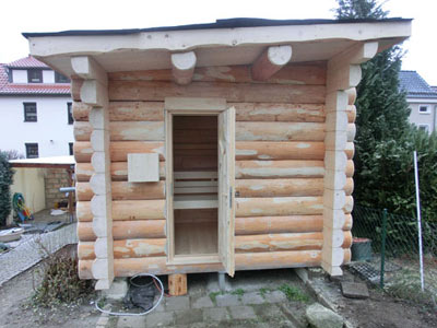Sauna-Foto Halbstammsauna im Harz