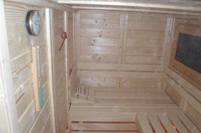 Sauna-Foto der Familie Hamann