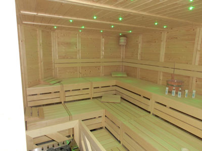 Finnische Sauna im Hotel Meerane