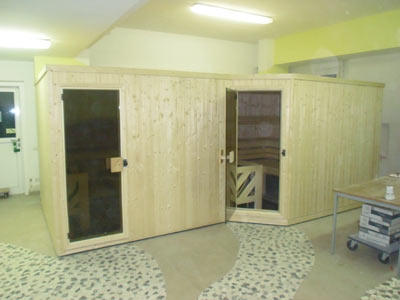 Foto der Sauna im KiEZ Arendsee