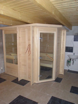 Sauna-Foto der Familie Rausch