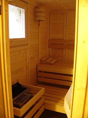 Sauna-Foto der Familie Scheffler