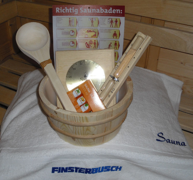 Sauna Zubehör-Set Standard